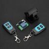 12V Single Channel Remote Control Switch Transmitter Receiver Set Waterproof 2 Button Security System