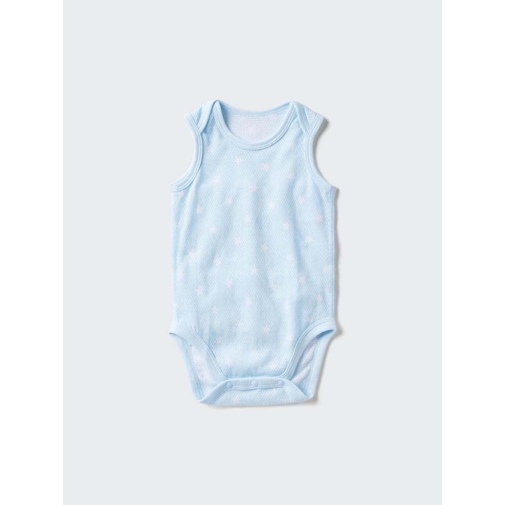 Uniqlo Japan Cotton Mesh Bodysuit Sleeveless