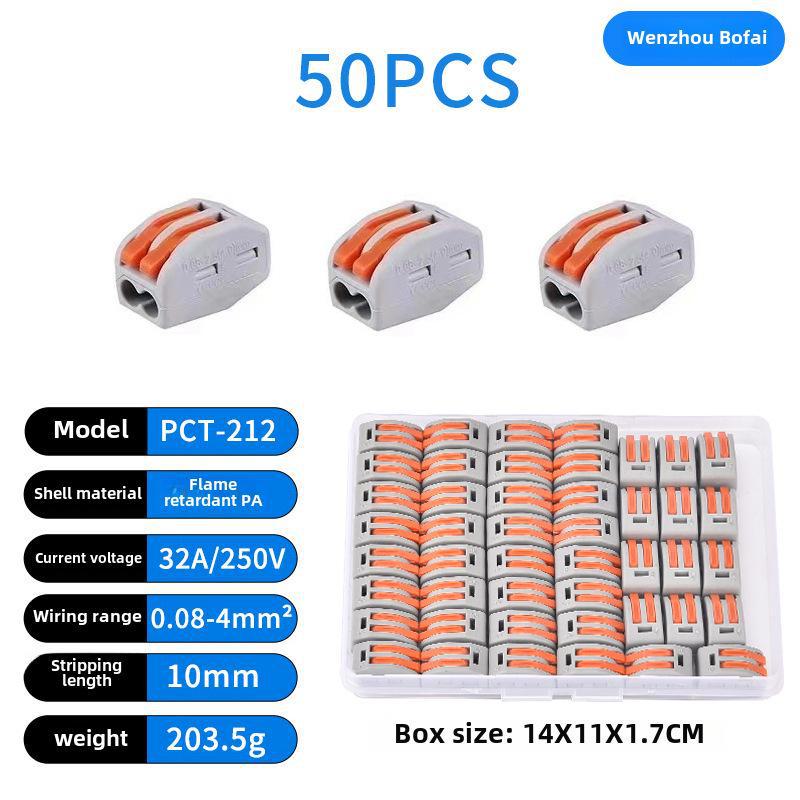PCT212 Terminal Block Connector Series - Quick Connectors for Special Size Boxes