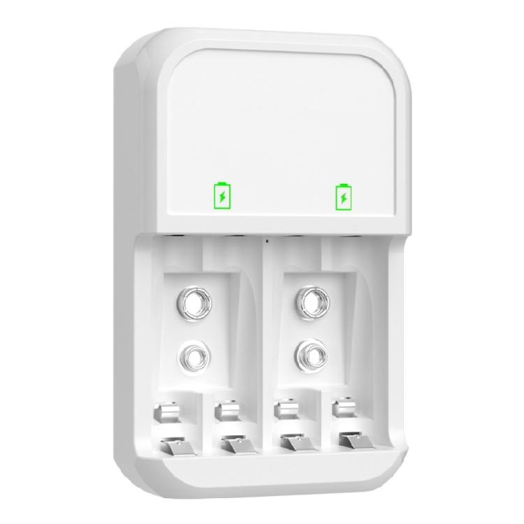 ABS LED Battery Fast Charging Technology Universal Compatibility For Rechargeable Batteries Size 1
