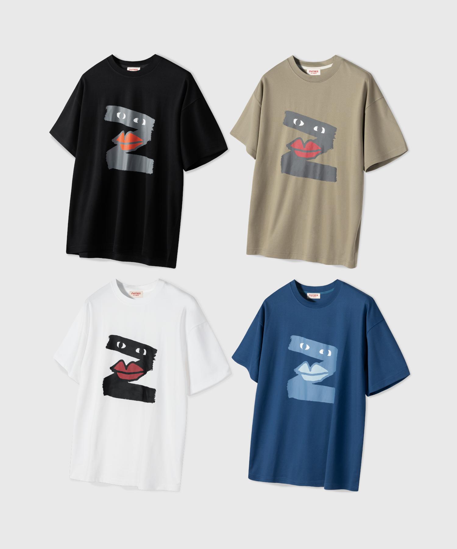 Gen Other Bold Signature (Rib) T-Shirt [4Colors] Blue/S