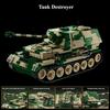 Bausteine Geschenk: Militärische Zweiter Weltkrieg Panzer Serie Einschließlich C1 Schützenpanzer, Elefant Panzerzerstörer, Tiger Schwerer Panzer