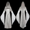 Fashion Style Medieval Hooded Dress Cos Costume Retro Style Weddings Girdle Dress Cosplay Clothing