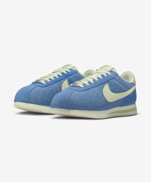 [Nike] Cortez SE Denim W - Smokey Blue:Aegean Storm:Pale Ivory:Olive Aura IH6354-004