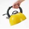 Bestco Whistling Stainless Induction Amarelo Kettle, 2.5L, Steel, Compatible, Yellow, NQ-0021,