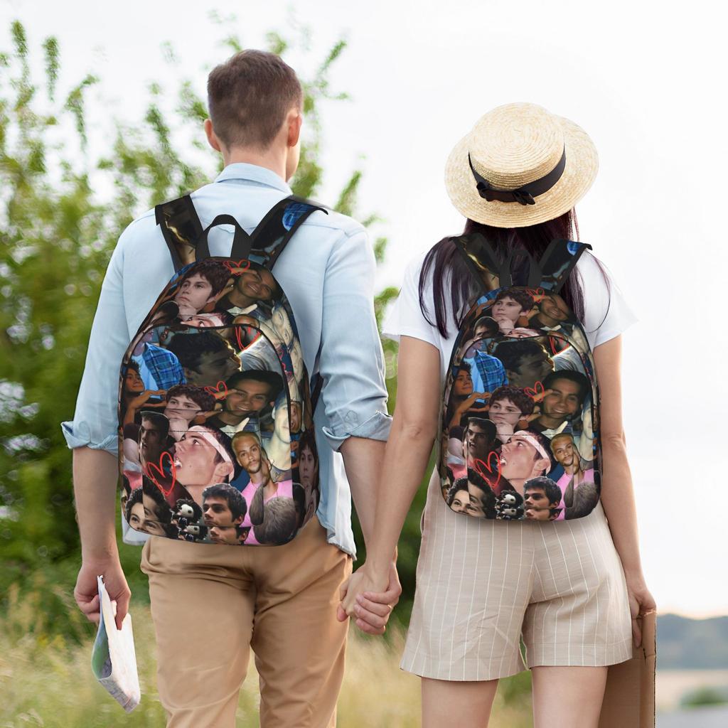 Dylan Obrien Actor Fashion Backpack Lightweight High School Work Daypack for Men Women Laptop Computer Shoulder Bag
