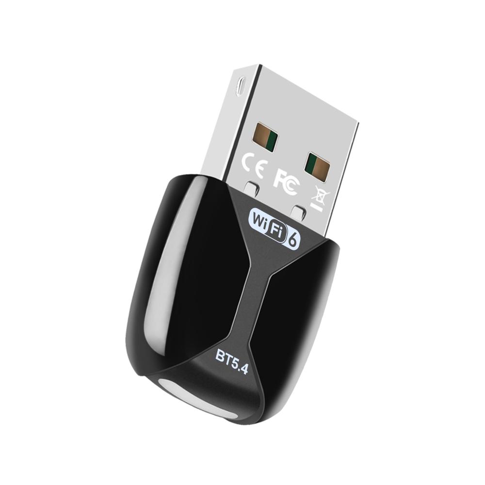 900Mbps Network Card WiFi 6 Bluetooth 5.4 Adapter Dual Band 2.4G&5GHz USB Network Wireless Wlan Receiver For Win10/11 Drive Free