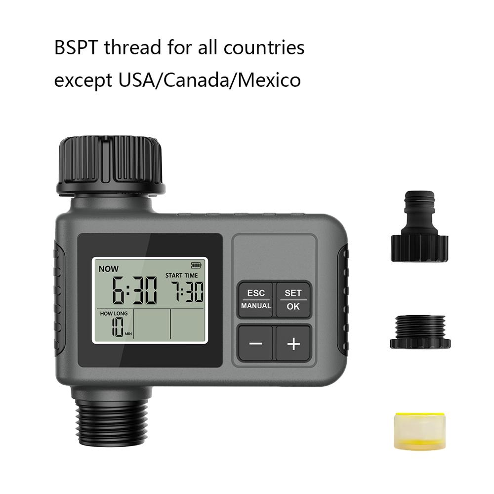 Automatic Water Timer Intelligent Irrigation Watering System Sprinkler Timer Garden Programmer Equipment IPX7 LCD Display