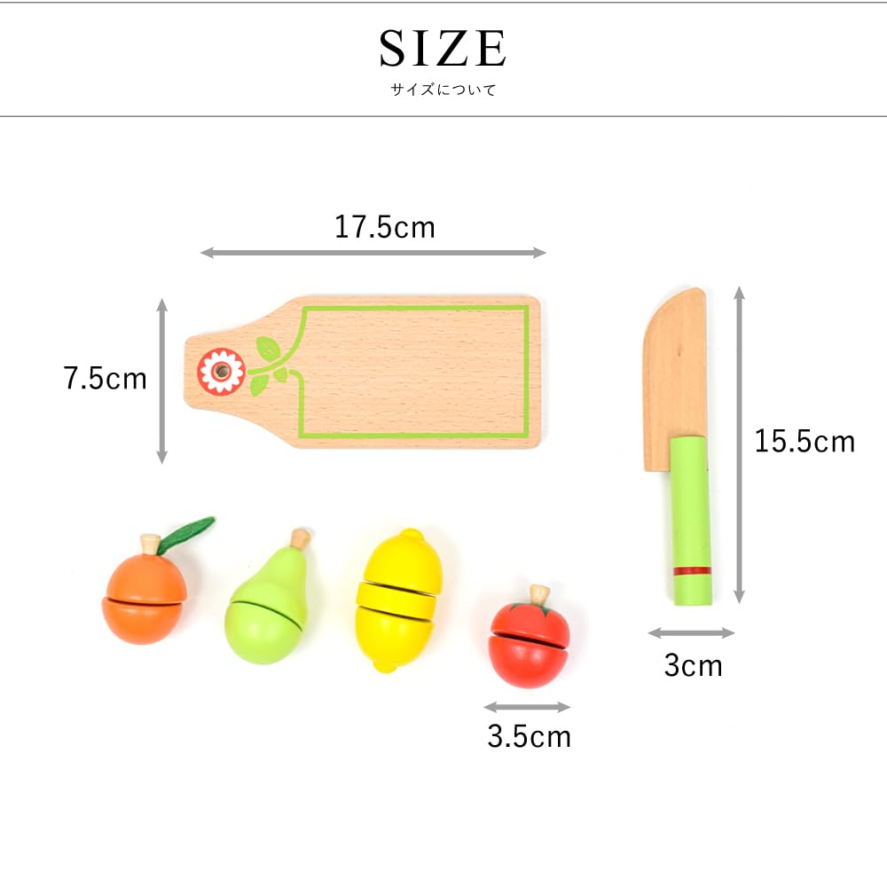 DJECO Sada ovoce a zeleniny na hraní s nožem na krájení ovoce a suchým zipem Ideální pro dívky ve věku a Ideální pro předškolní a základní školu