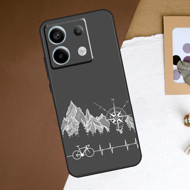 

MTB Mountain Bike Cycling Bicycle Case For Xiaomi Redmi Note 13 11 9 10 12 Pro Plus 9S 10S 11S 12S Redmi 13C 9C 10C 12C Cover Redmi Note 12 Pro 5G