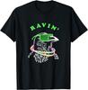 Ravin Raven T-Shirt - Rave Party Neon Bird Funny Tee T-Shirt