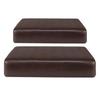 2 Stück Anti-PU-Leder Stretch Sofa Sitzkissenbezüge Einzel