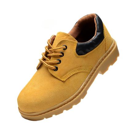 Labor Insurance Shoes Men's Safety Shoes Winter Leather Steel Baotou Anti-smashing and Stab-proof Construction Site Shoes