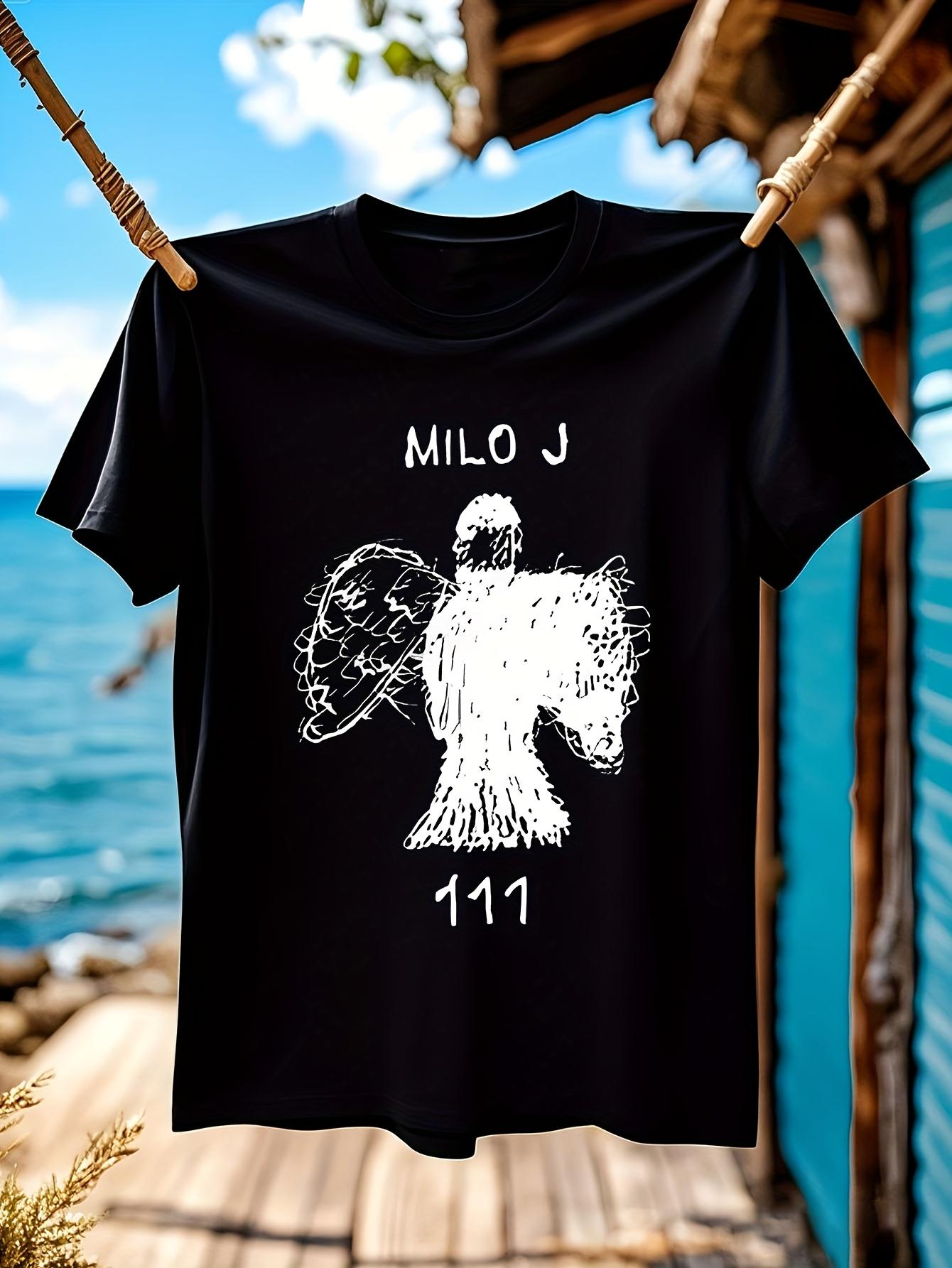 Milo J 111 Artist Merch T-shirt - Minimalist Music Graphic Tee XXXL