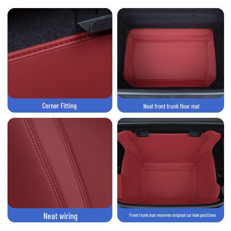 Tappetini Eco-friendly per Bagagliaio e Vano Portaoggetti Anteriori per Kit Carrozzeria Porsche 718 Boxster 2016-2025