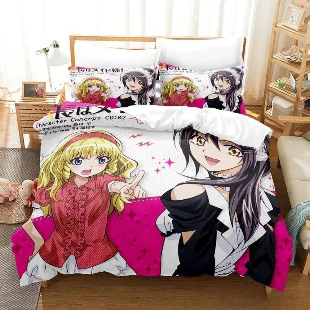New 3D Print Anime Kaichou Wa Maid-sama Bedding Set Single Twin Full Queen King Size Bed Set Adult Kid Bedroom Duvet Cover Sets