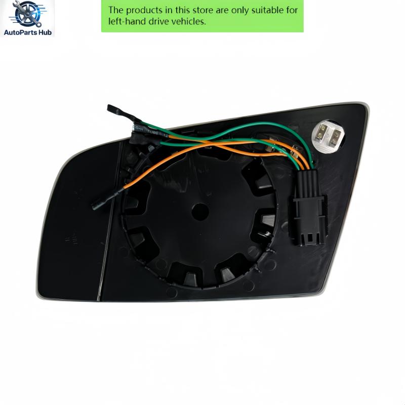 For BMW 5 E60 E61 (2003-2009) 6 E63 E64 (2004-2010) Car Heated Mirror Glass With 4 P Rear-view Heating Function