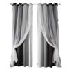 Gradual Change Printed Blackout Curtains Plus Lace Yarn Double Layer Temu