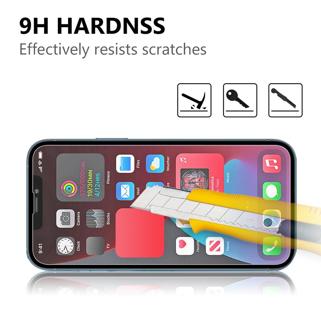 For iPhone 13 Mini 5.4 Inch 2.5D Curved Protective Film Scratch-Resistant Touch Tempered Glass Screen Protector