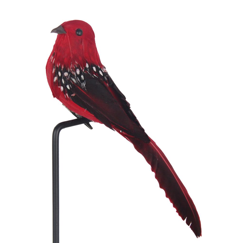 Colorful Artificial Birds Fake Foam Animal Simulation Feather Birds Models Horticultural Tree Branch Decoration Garden Decor