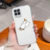 For Realme 8 Pro Case Lovely Cat Soft Transparent Phone Back Cover For Realme8 4G 5G Shockproof Comfortable TPU Silicone Bumper