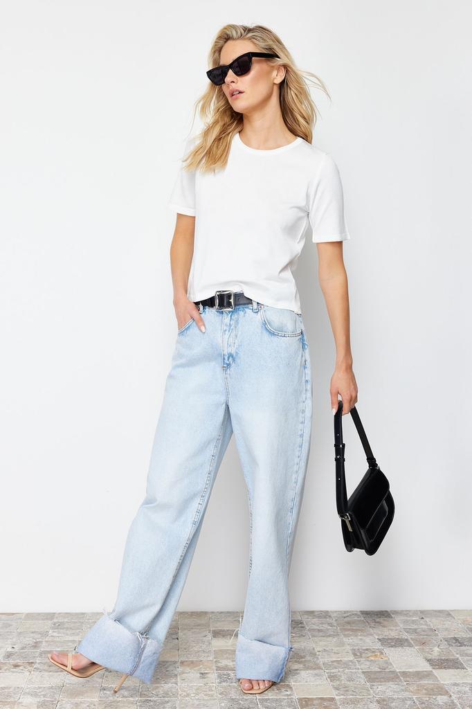 Moda Femei Pulover Nou Roz Tricou tricot cu decolteu