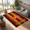 Union Berlin FC Printed Crystal Velvet Rug Non‑Slip Crystal Velvet Carpet For Sofa Bedroom Indoor Home Decoration