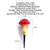 Garden Ornament Outdoor Christmas Lights Solar Mushroom Light Fairy String Lights LED Light