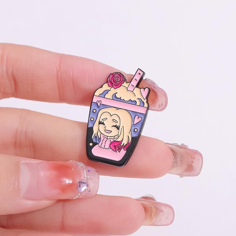 Smaltované odznaky Čarodějnická káva Vlastní Halloweenské brože Odznaky na klopu Gotické šperky Dárek pro děti přátele