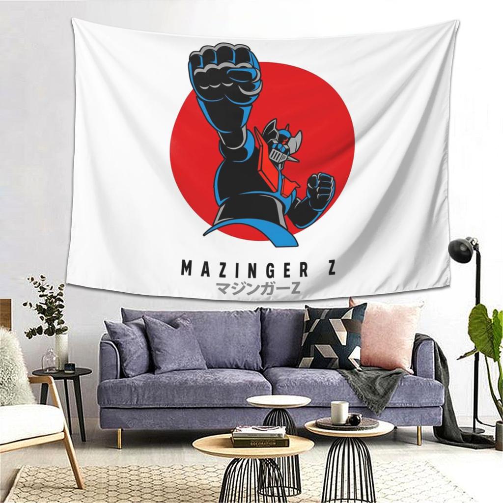 Mazinger Z Goldorak Actarus Grendizer Maske Wandteppich Wandbehang Ästhetische Heimdekoration Wandteppiche für Wohnzimmer Schlafzimmer