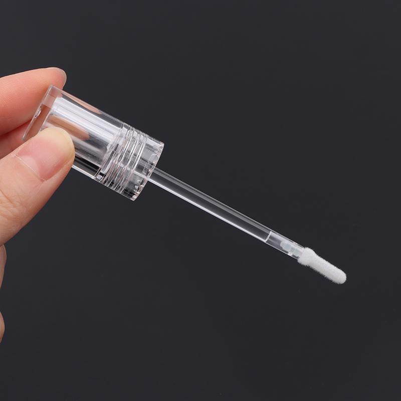 3,5/4,5 ml flaske rund gjennomsiktig tom leppestift Tube Lip Glaze Lip Gloss Container Eyeliner Tube Mascara Tube Cosmetics