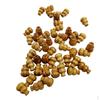 50 Piece 19mm Stripe Calabash Shape Wooden Spacer Beads for Jewelry Making DIY Necklace Bracelet