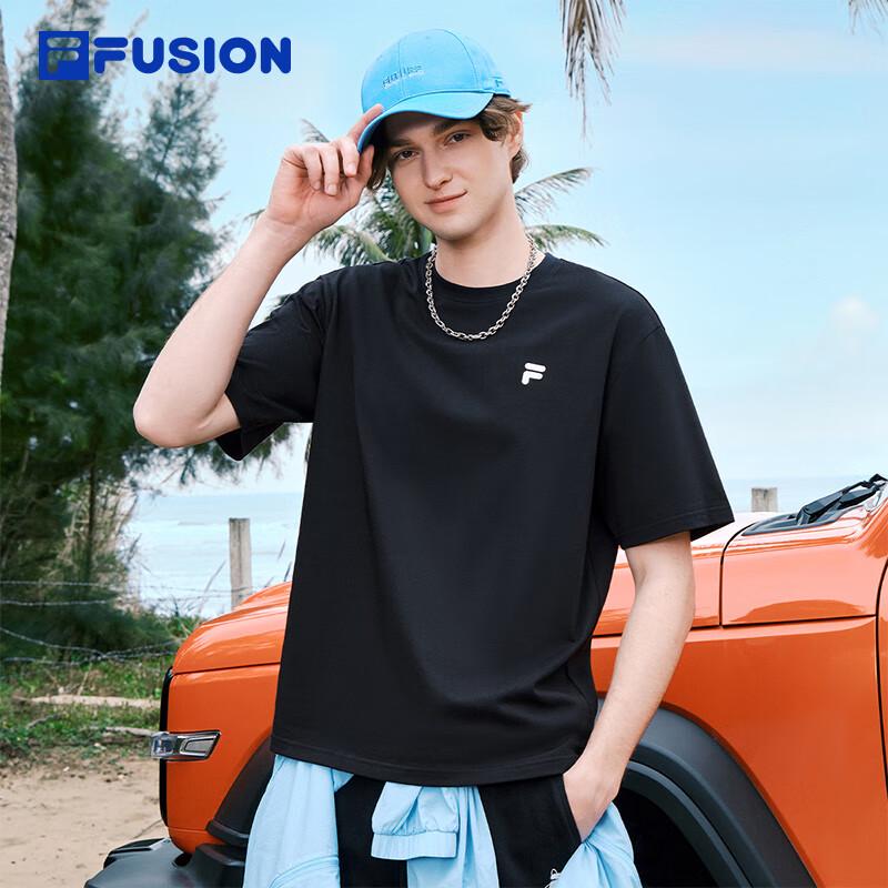 FILA FUSION Unisex Cooling Sun Protection Knit Short Sleeve T-Shirt XXL