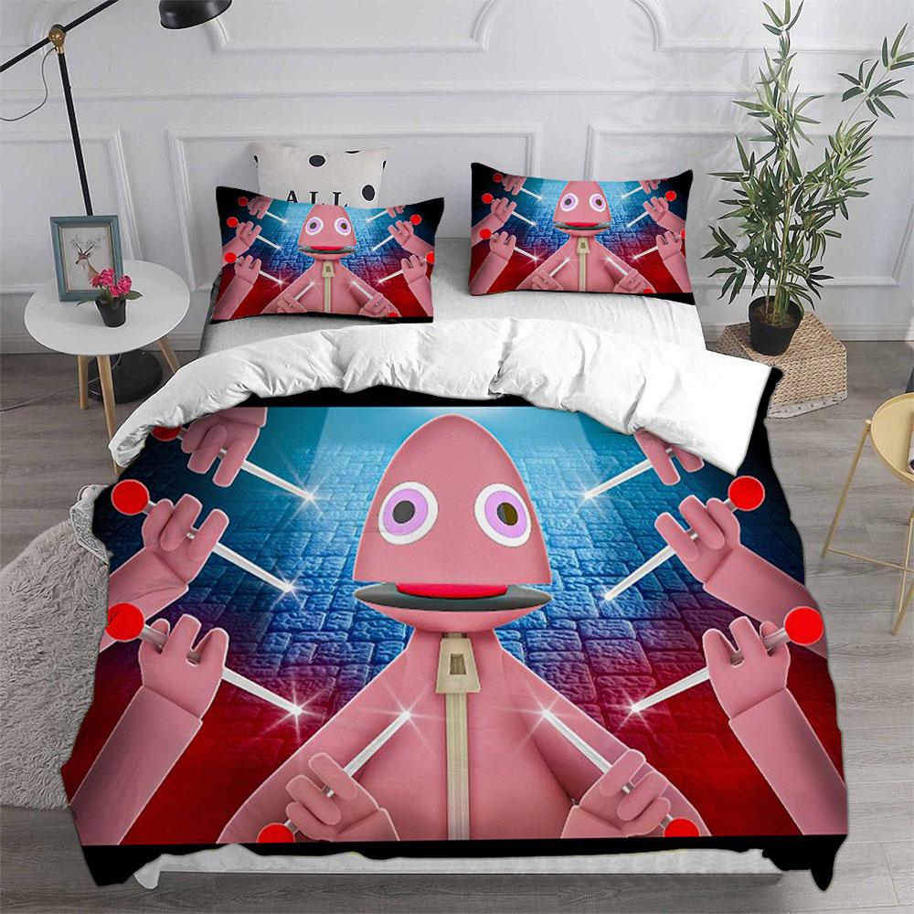 Game Yeeps: Hide and Seek Bedding Sets Bed Cover Comforter Duvet Cover Pillow Case 2-3 Pieces Sets Kids Adult Bedroom Decoration
