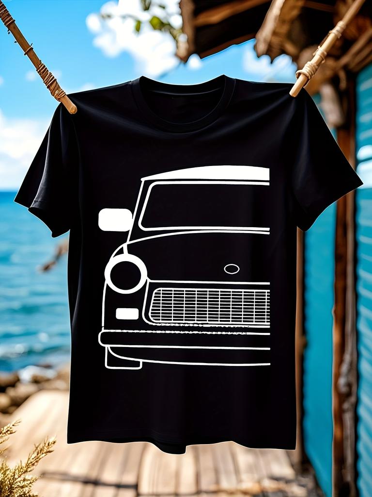 Tshirt 2021 Fashion Men East German Classic Legendary Car...