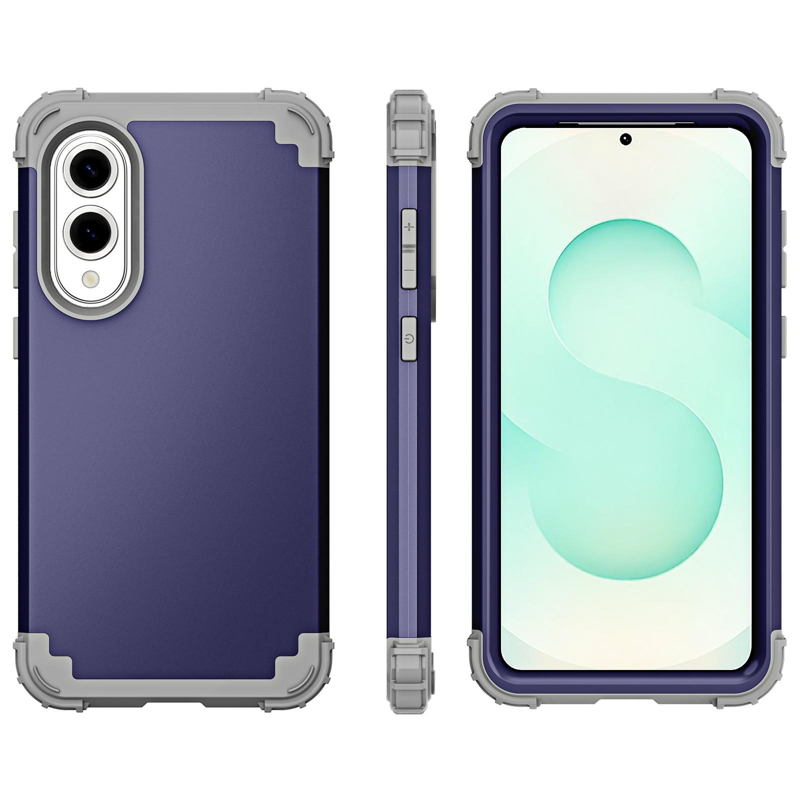 

L-Style For Samsung Galaxy S25 Edge Case Shockproof PC+TPU Phone Back Cover Purple