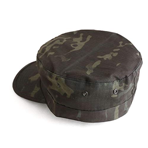 SHENKEL Military Patrol Cap, Multicam Black, Airsoft/Airsoft Game Hat, hat-002mcb