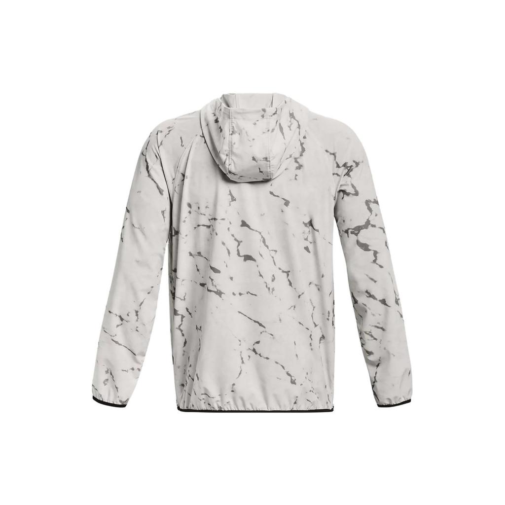 Under Armour Project Rock Unstoppable Logo Print Jacket Men Jacket Clay-White 1380112-114