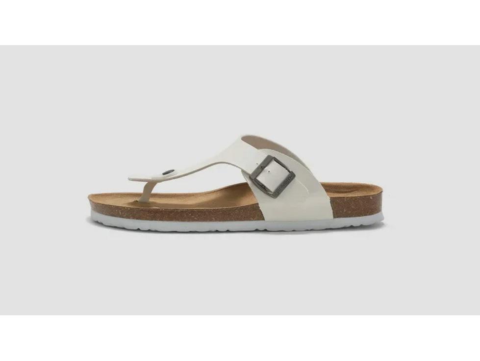 Ruizu Cork Slippers: Trendy Korean-Style Unisex Summer Beach Sandals & Casual Flip Flops