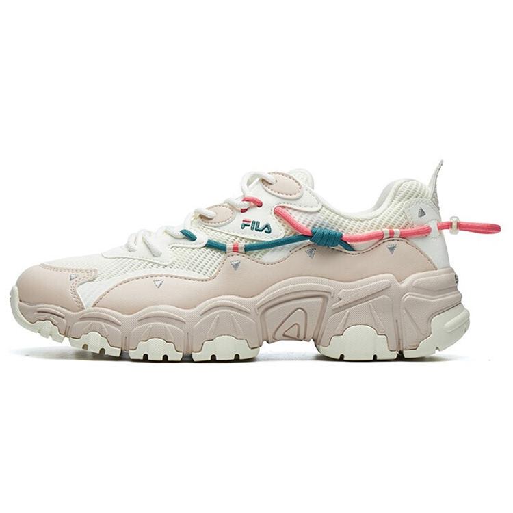 New FILA Cat Claw 2.0 Low Top Chunky Sneakers Women's Micro White F12W124144FSW