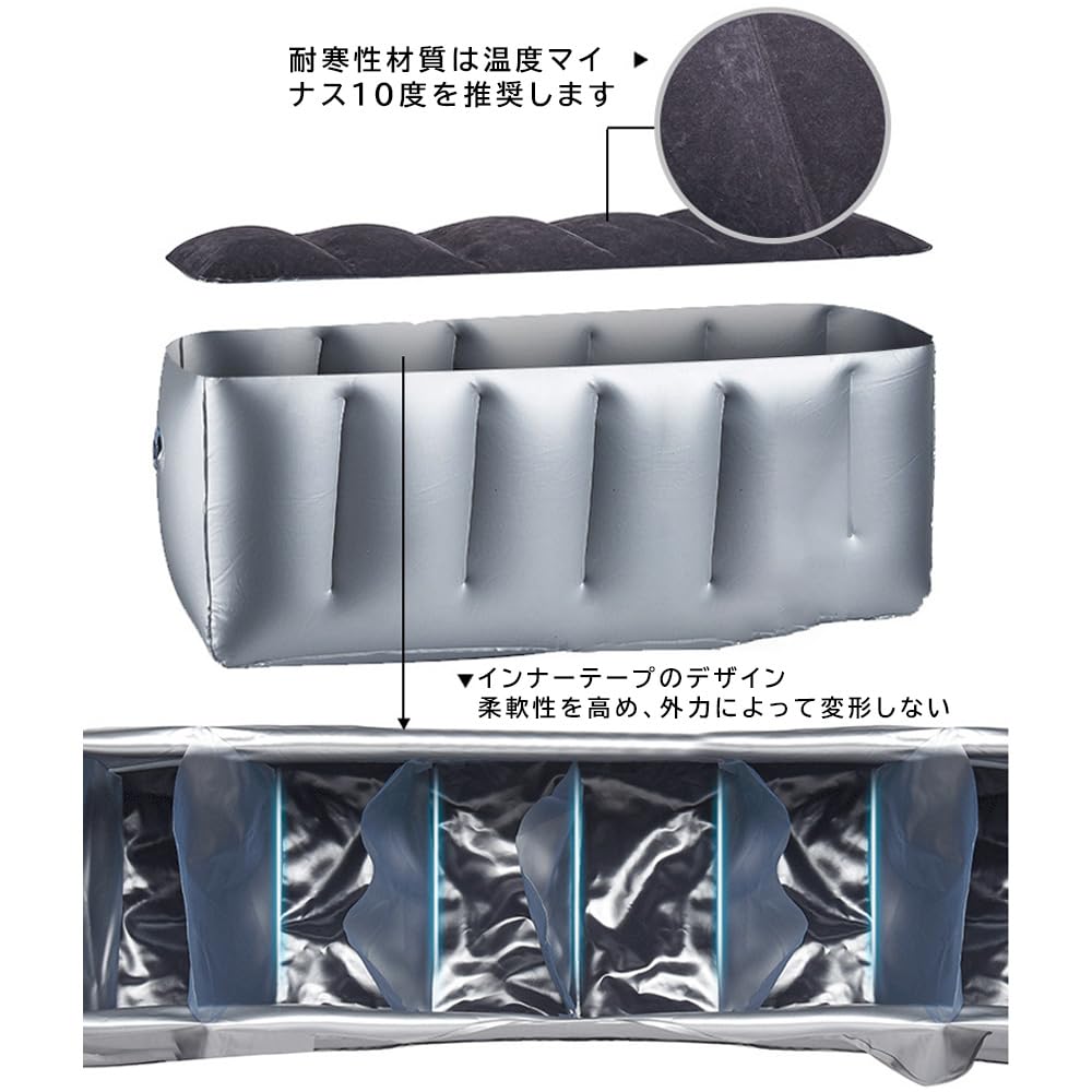 YFFSFDC Car Air Mattress for Sleeping In Gap Inches Inches Inches No Center Perfect for Dogs and Car Overseas and Napping Inches Cars, Filler, 15.7