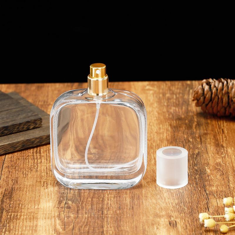 Fine Mist Transparent Glass Perfume Decanting Bottle