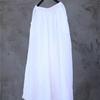 Summer Wide Leg Pants Trouser Pockets Loose Cotton Linen Women Solid Pants