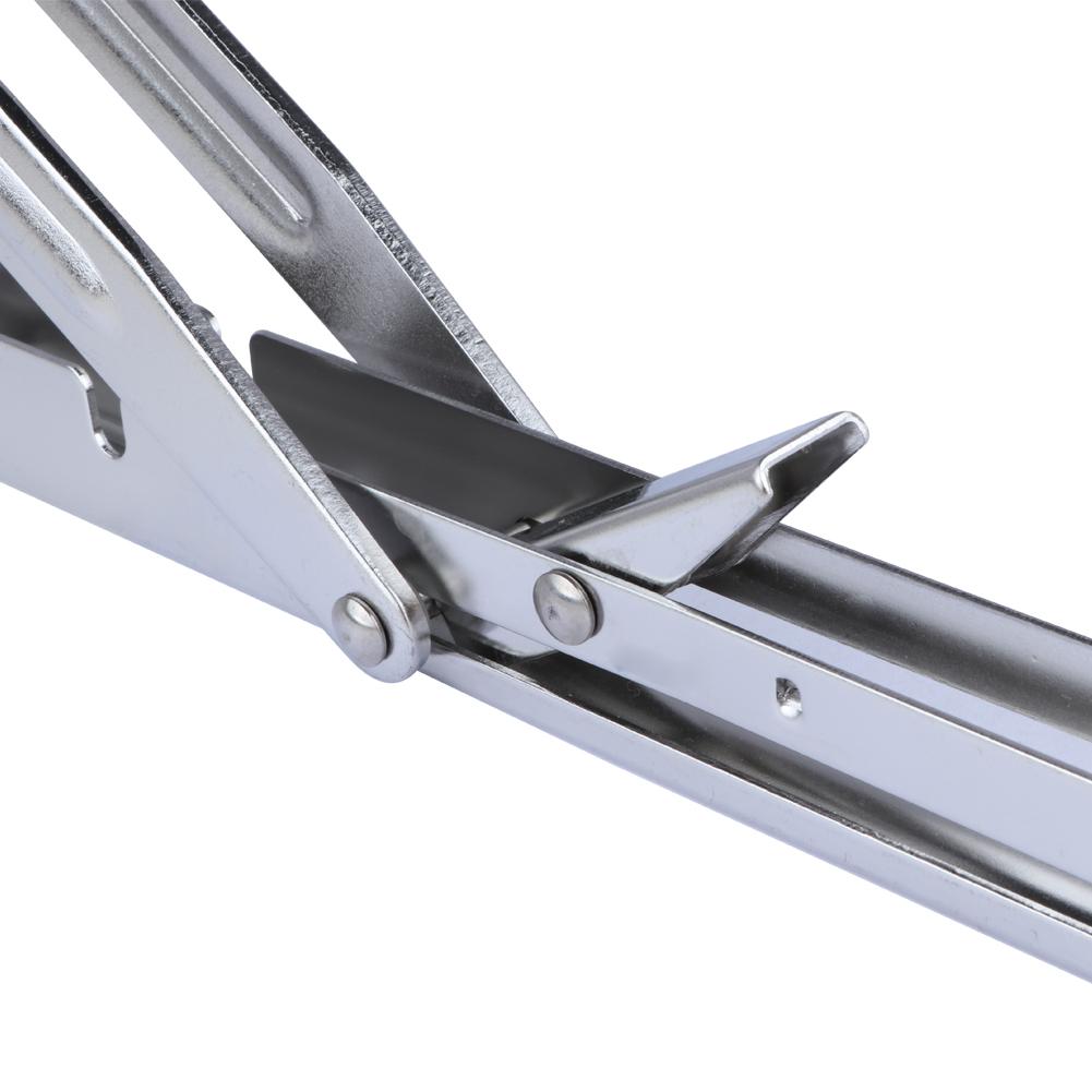 2 Pieces Folding Heavy Duty Shelf-Bracket Bench Table Folding Shelf or Bracket, Max. Load 550lbs