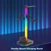 Controller Stand RGB Earphone Display Stand for PlayStation 5/4 Controller Charger Station with RGB Light Gaming Headset Stand