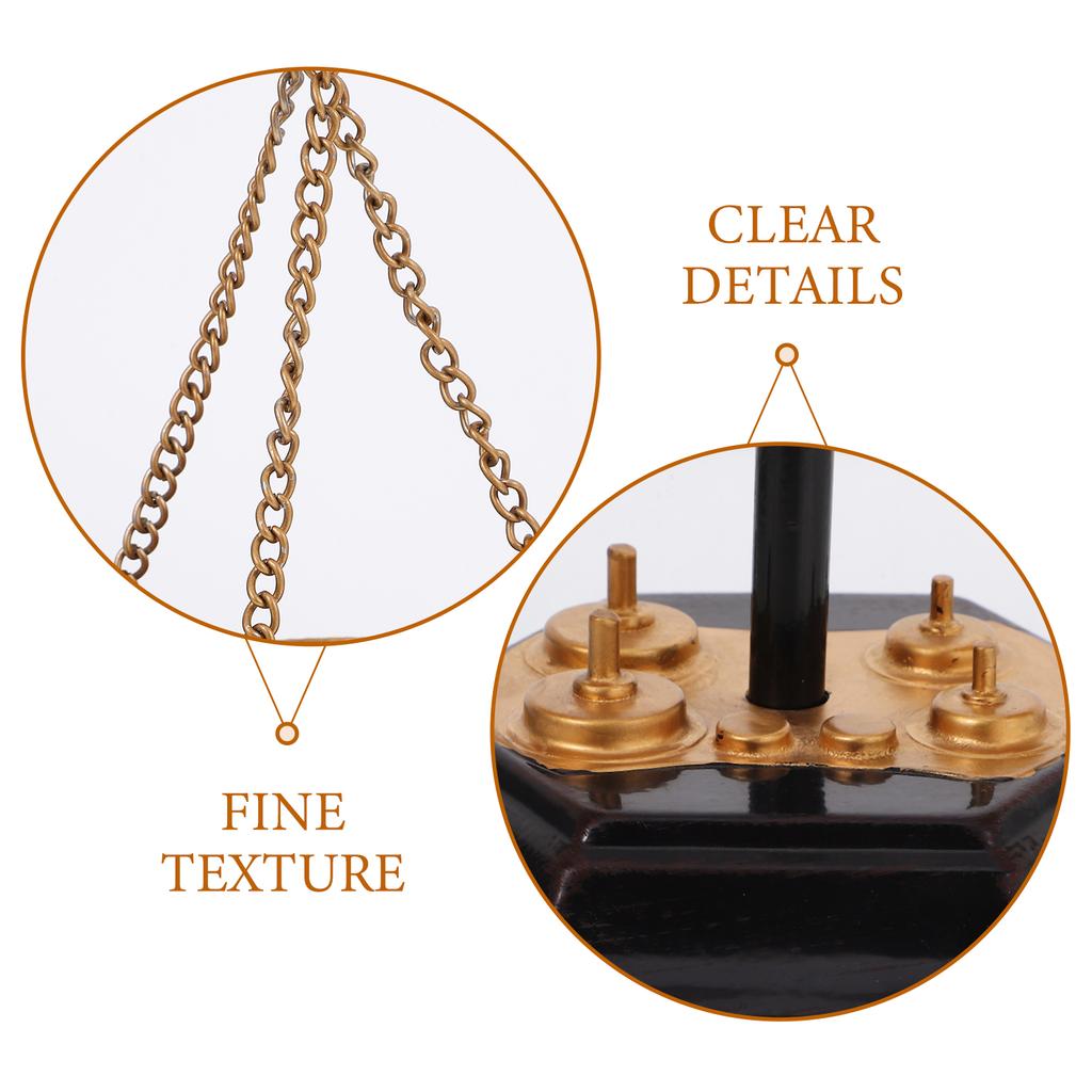 Metal Libra Scale Decor Metal Balance Scale nament Table Decor Home Figurine Statue Retro Miniature Collection Office Scales
