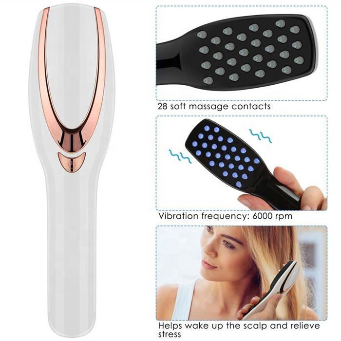 Portable Ionic Comb Herapy Electric Scalp Massage Brush Hair Brush Plastic Straightener Massage Combs