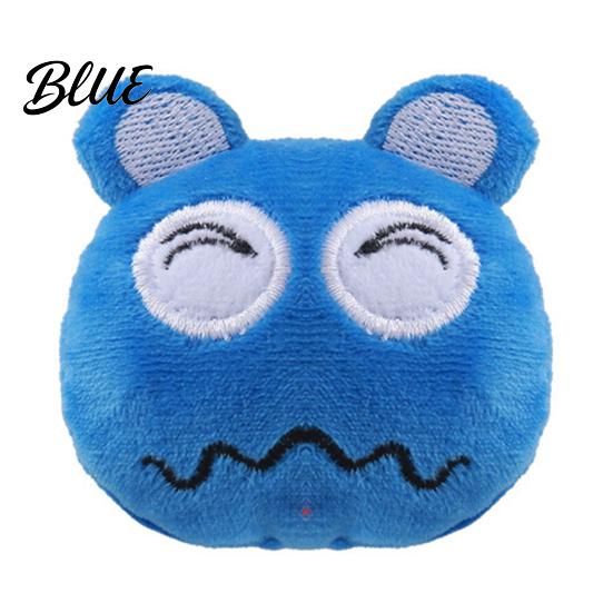 Interactive Cat Hunting Toy Plush Ball Toy Catnip Chew Cute Embroidered Face