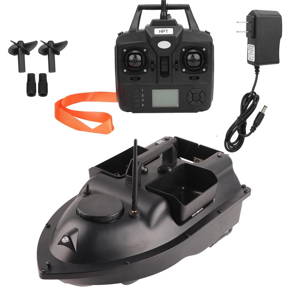 TwoHand Intelligent Remote Control Fish Feeder 500m GPS Location Fishing Boat