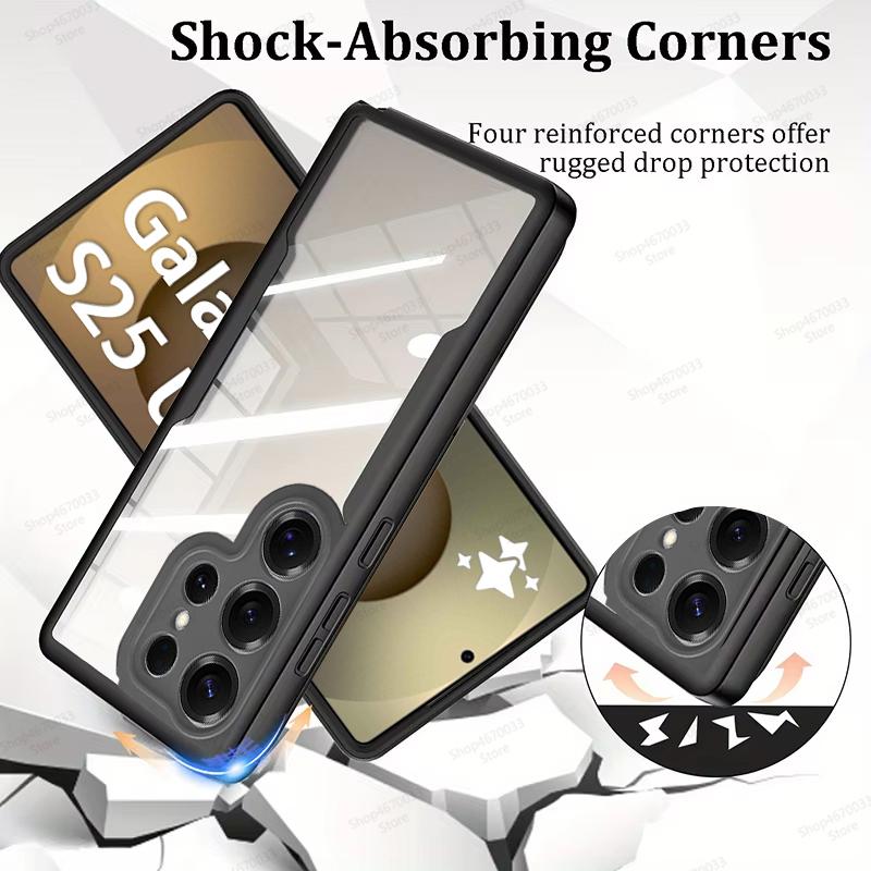 360° Full Body Cover Phone Cases For Samsung Galaxy S25 S24 S23 S22 S21 Ultra Plus FE Shockproof Cover Phone Accessories Funda